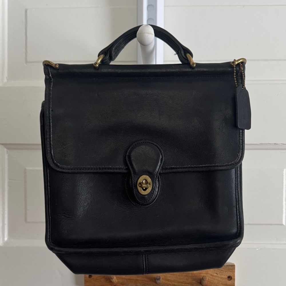 Vintage Coach Willis Bag - No Strap, Black